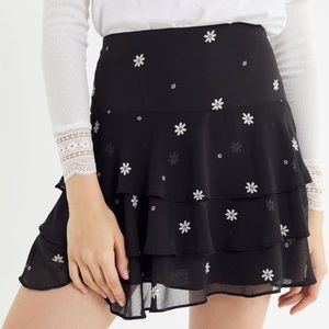 Urban Outfitters daisy ruffled skirt